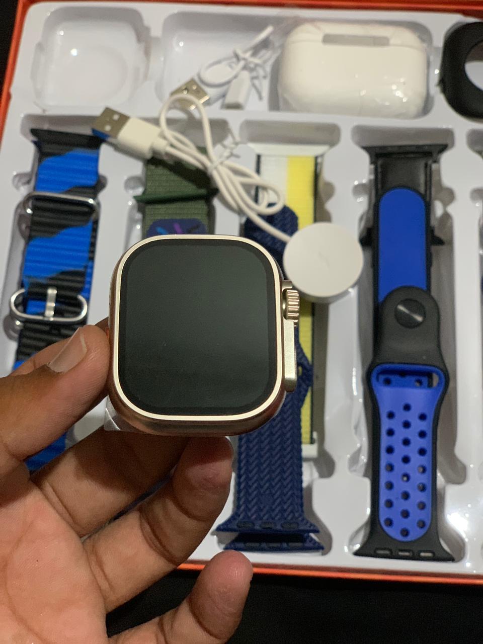 Latest model smart watch 10 straps with air pods
